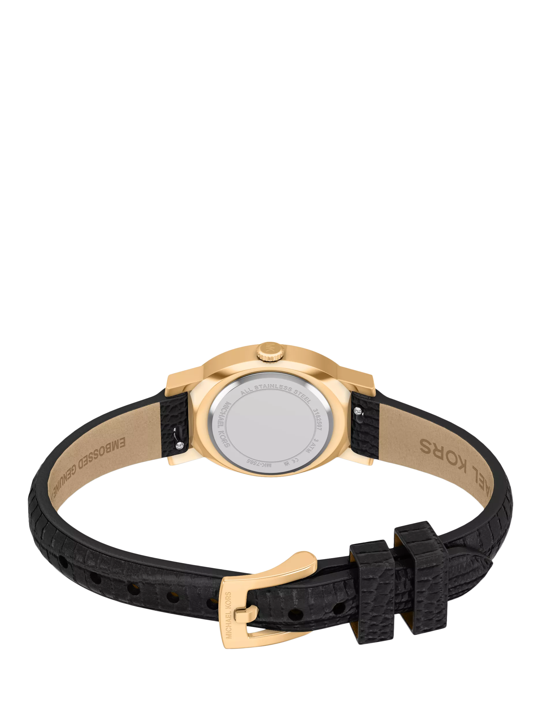 Michael Kors Maude women's oval leather watch - British product