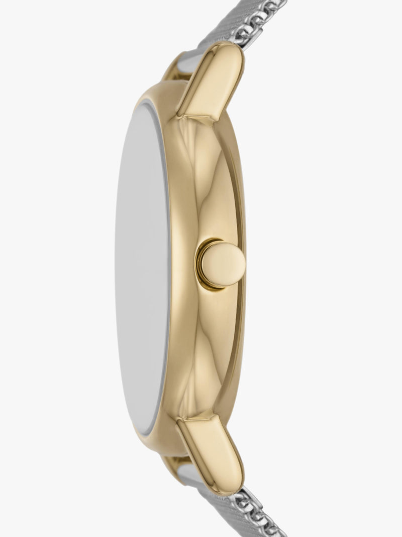 Skagen women's Signatur Lille watch and bracelet set 30mm white dial - British product