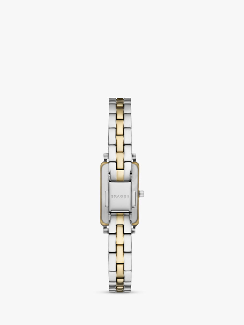 Skagen Hagen Micro women's two-tone bracelet watch 31mm (British brand)