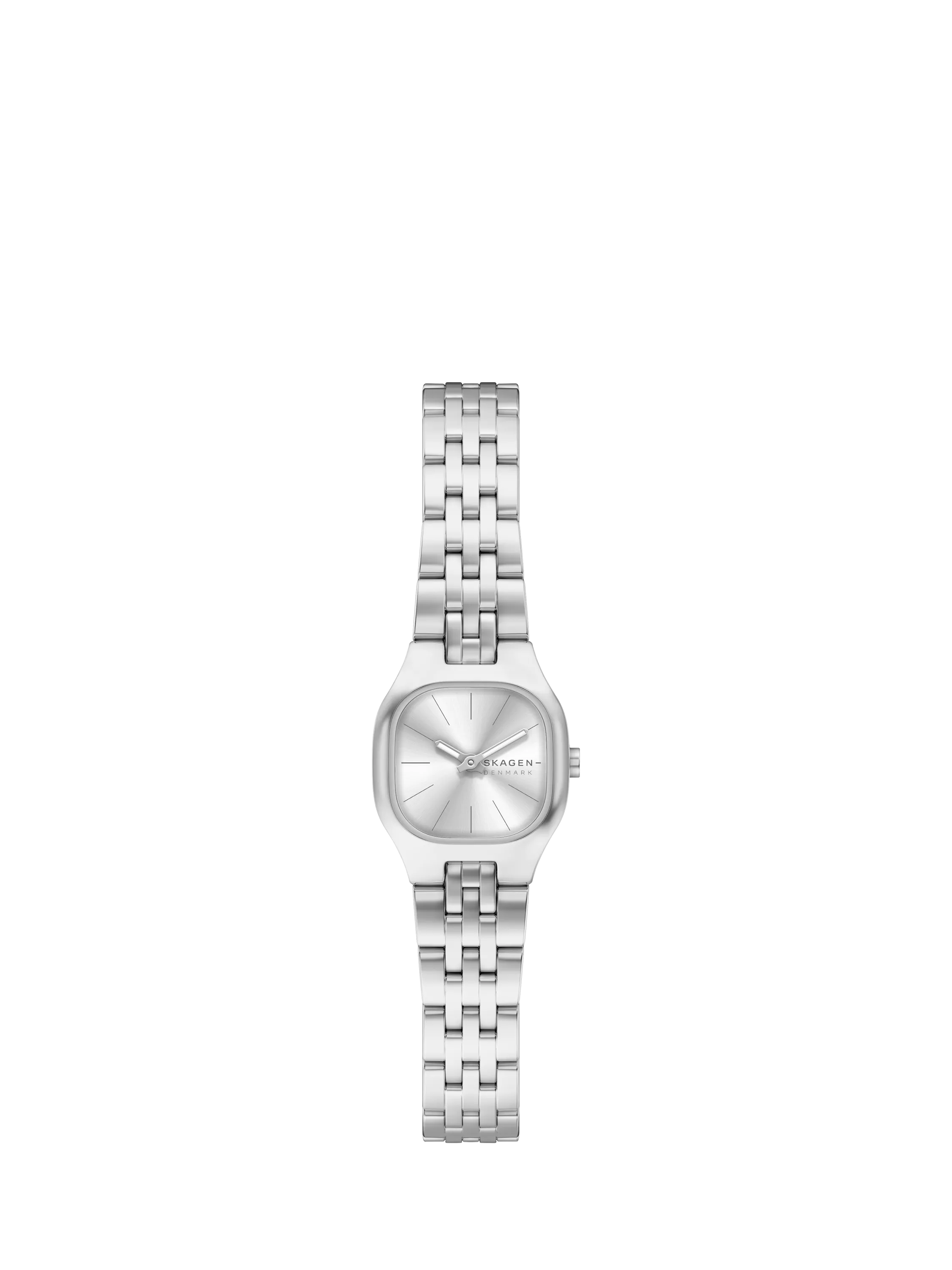 Skagen women's silver sunray dial watch, imported from the UK