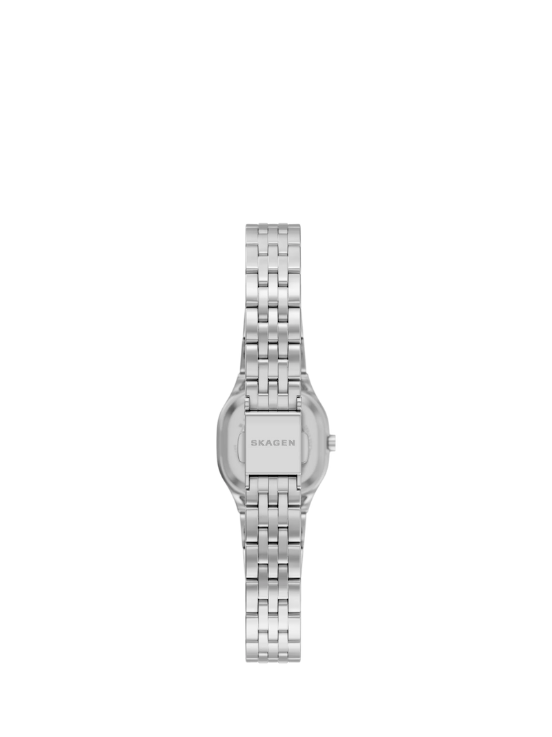 Skagen women's silver sunray dial watch, imported from the UK