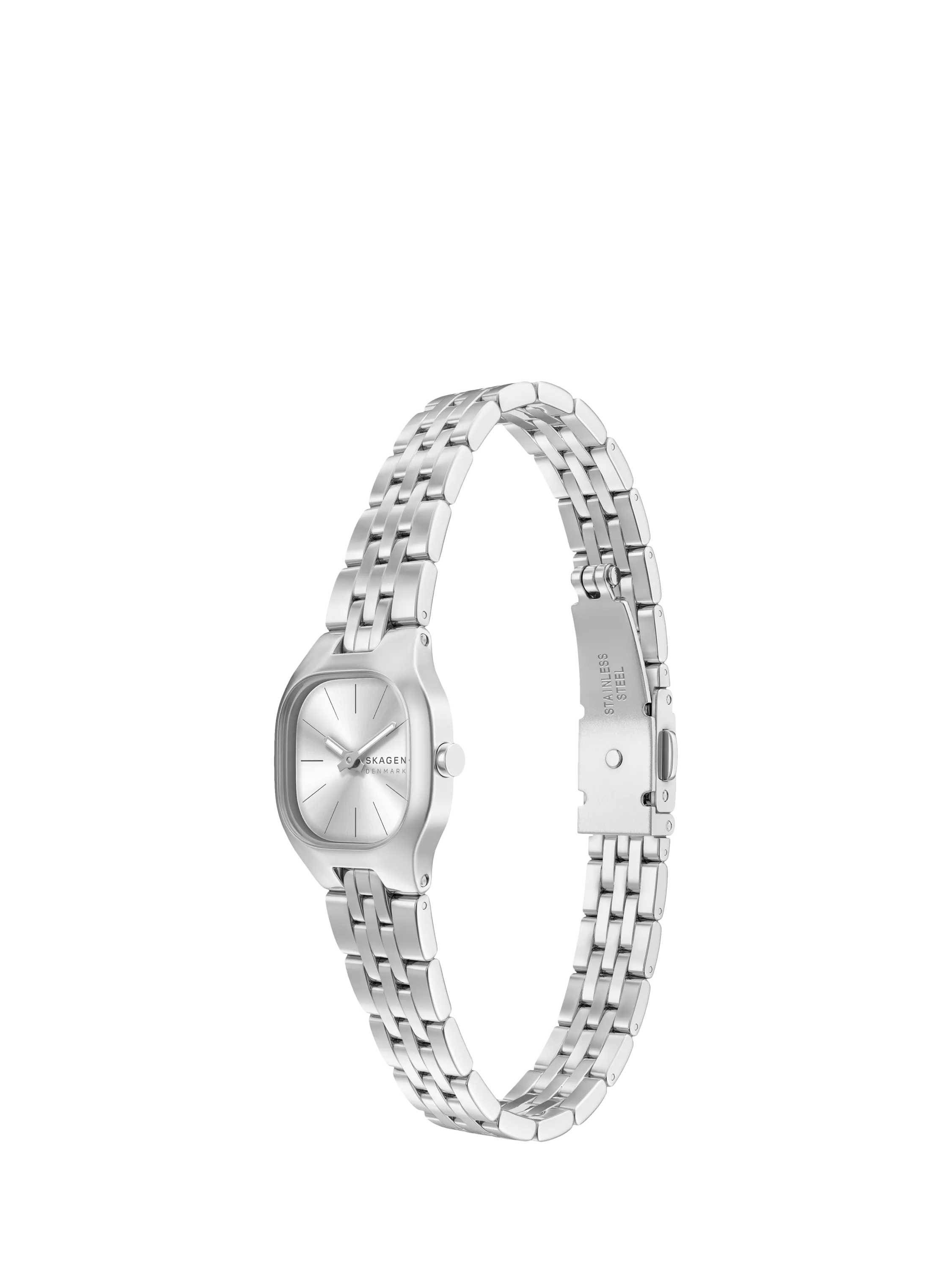 Skagen women's silver sunray dial watch, imported from the UK