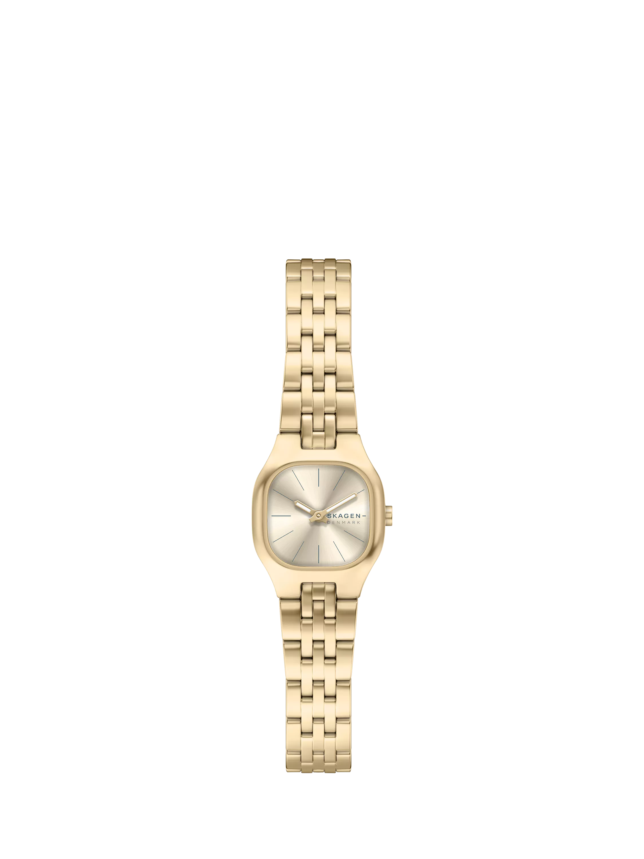 Skagen SKW3177 women's gold watch sunray dial stainless steel bracelet - British product