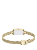 Skagen women's gold rectangular watch (British brand)