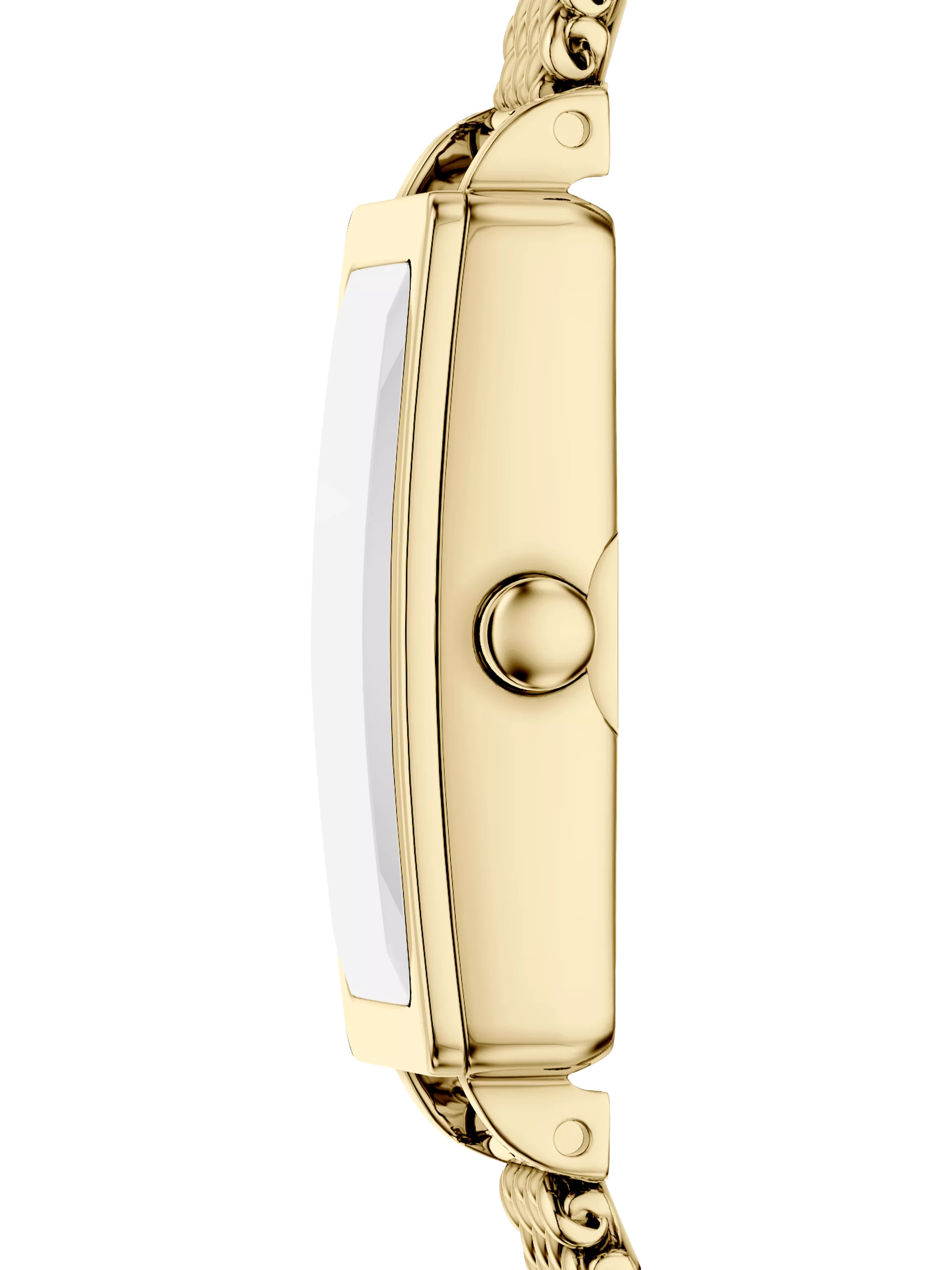 Skagen women's gold rectangular watch (British brand)