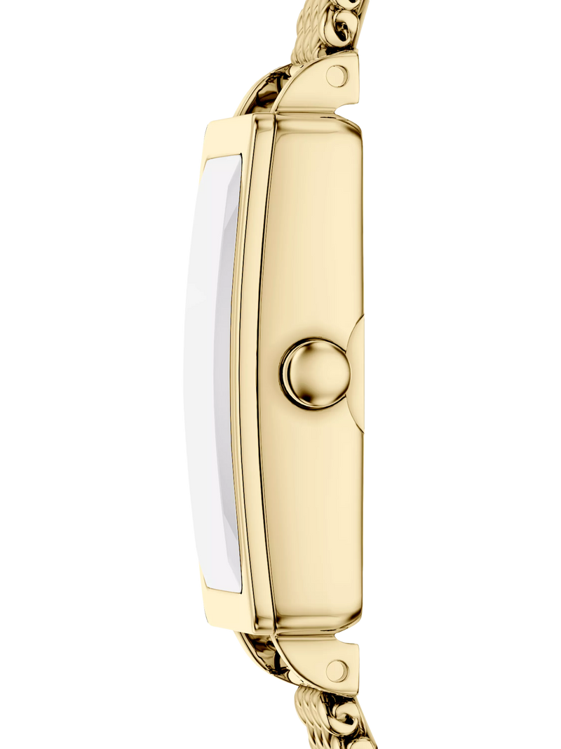 Skagen women's gold rectangular watch (British brand)