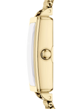 Skagen women's gold rectangular watch (British brand)