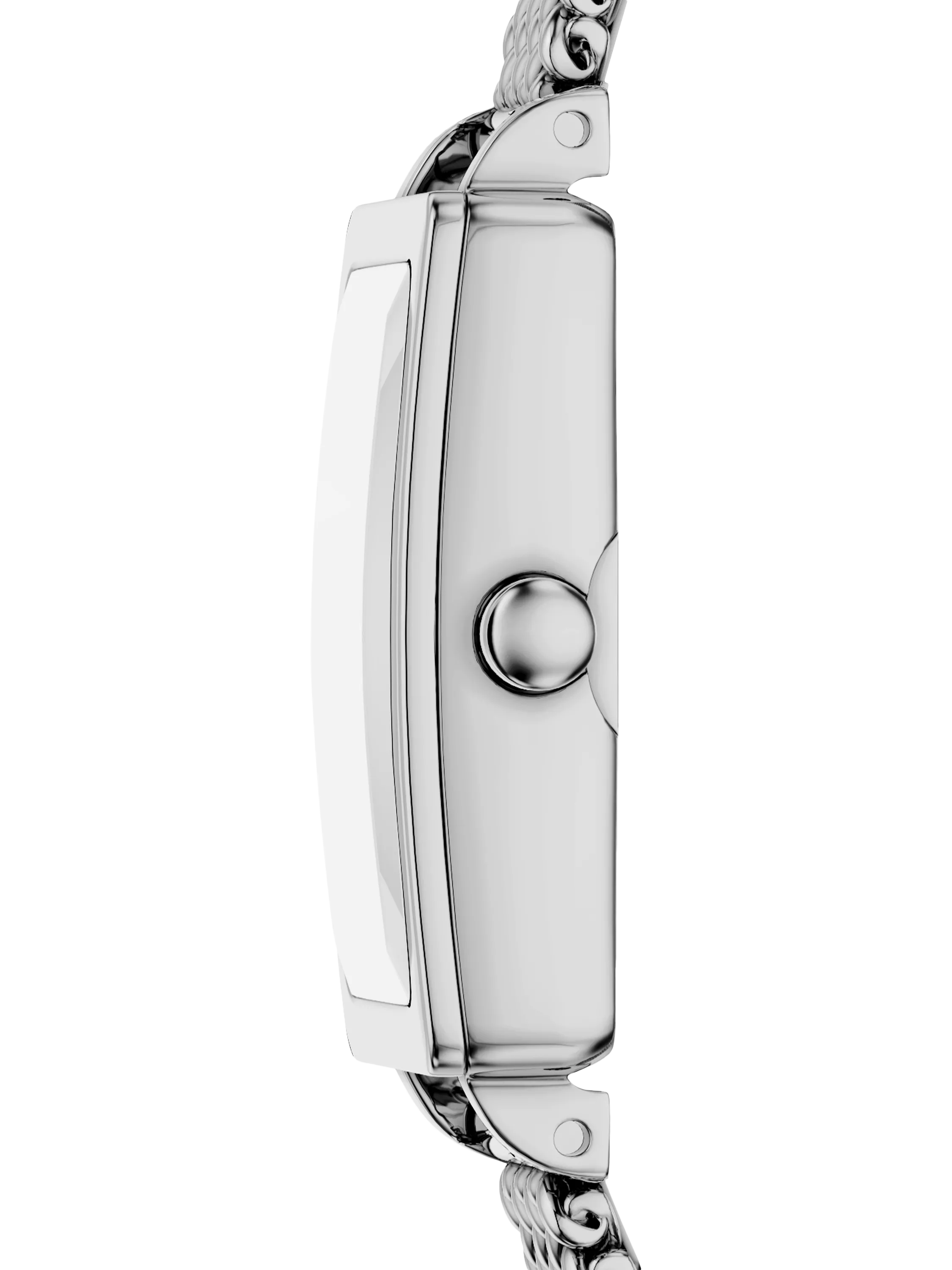 Skagen women's rectangular mesh strap watch silver - British product