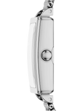 Skagen women's rectangular mesh strap watch silver - British product