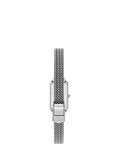 Skagen women's rectangular mesh strap watch silver - British product