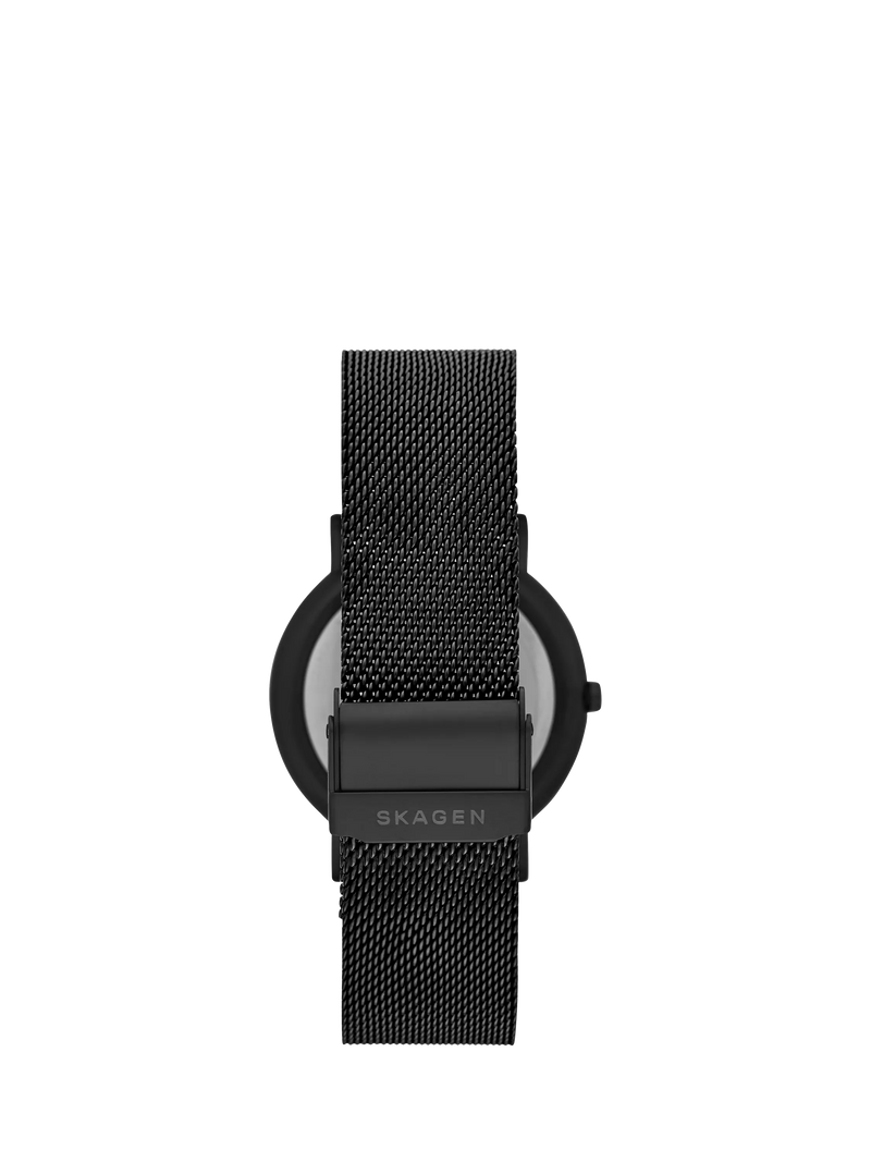 Skagen Signatur mesh watch 40mm black dial - British product