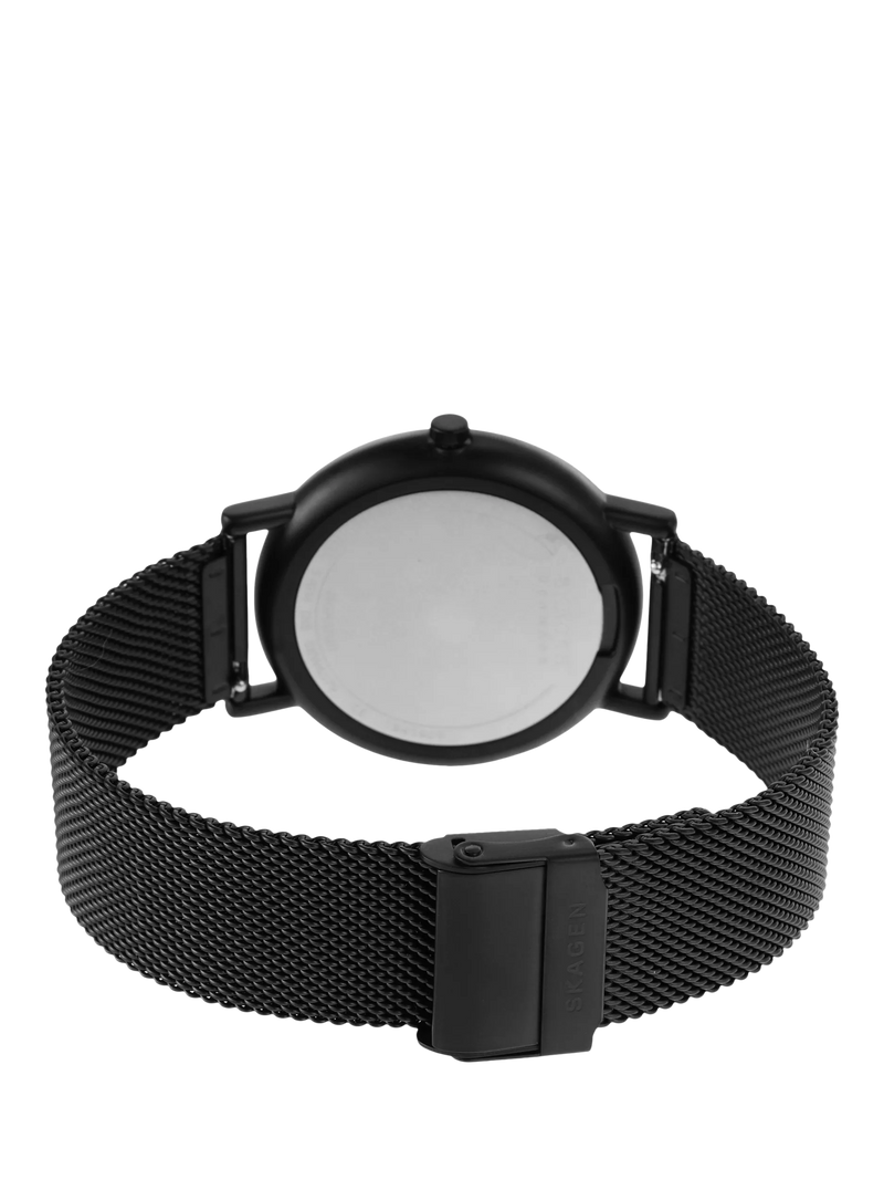 Skagen Signatur mesh watch 40mm black dial - British product