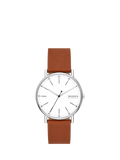 Skagen Signatur 40mm round watch leather strap, imported from the UK