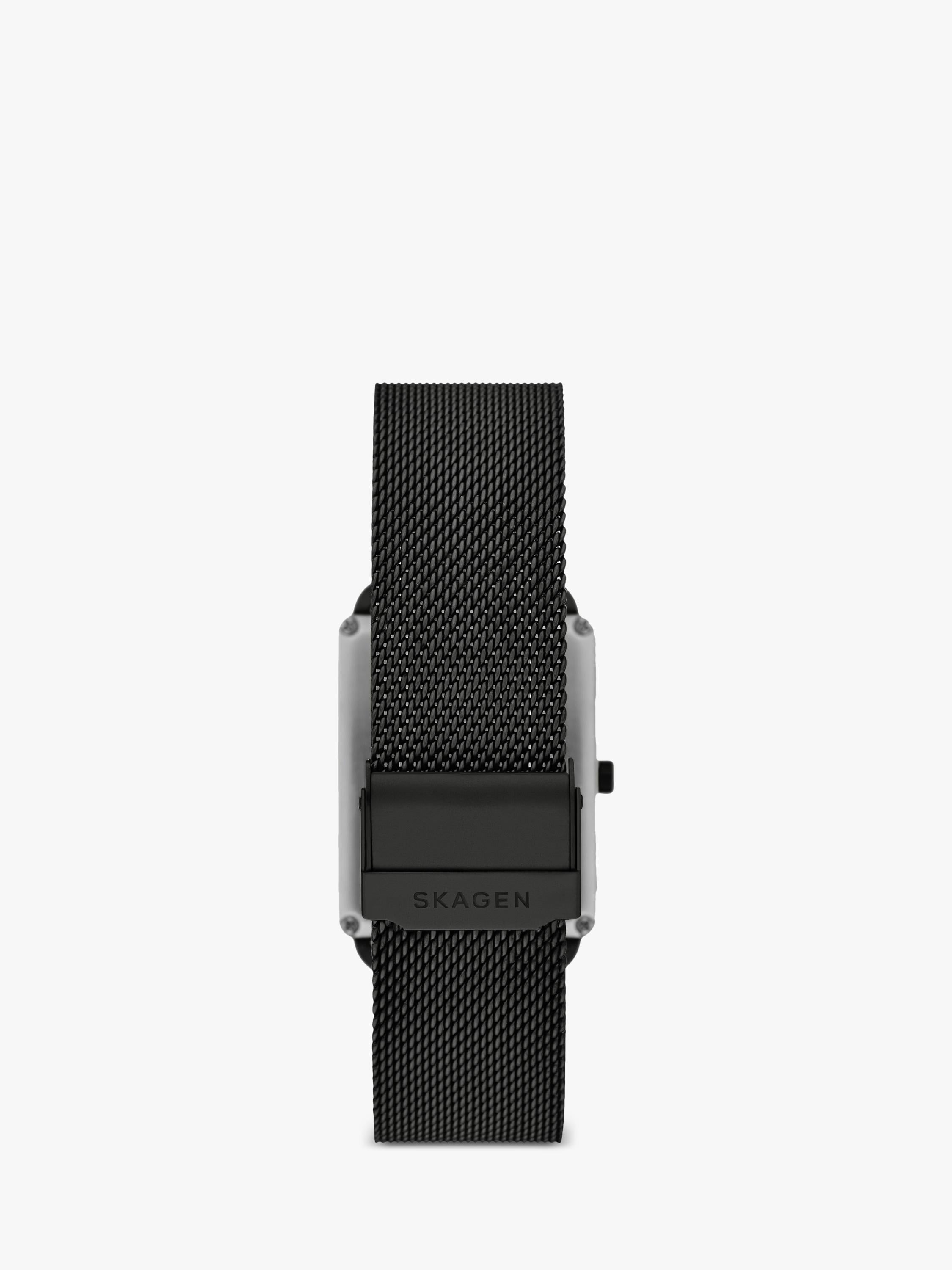 Skagen Hagen men's mesh watch black 36mm, UK version