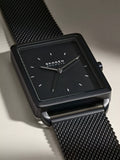 Skagen Hagen men's mesh watch black 36mm, UK version