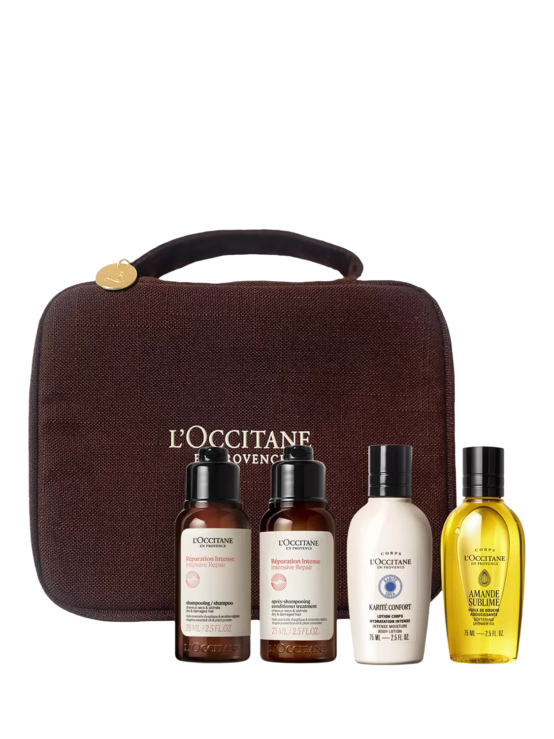 L'Occitane travel bodycare gift set 4x75ml, UK version