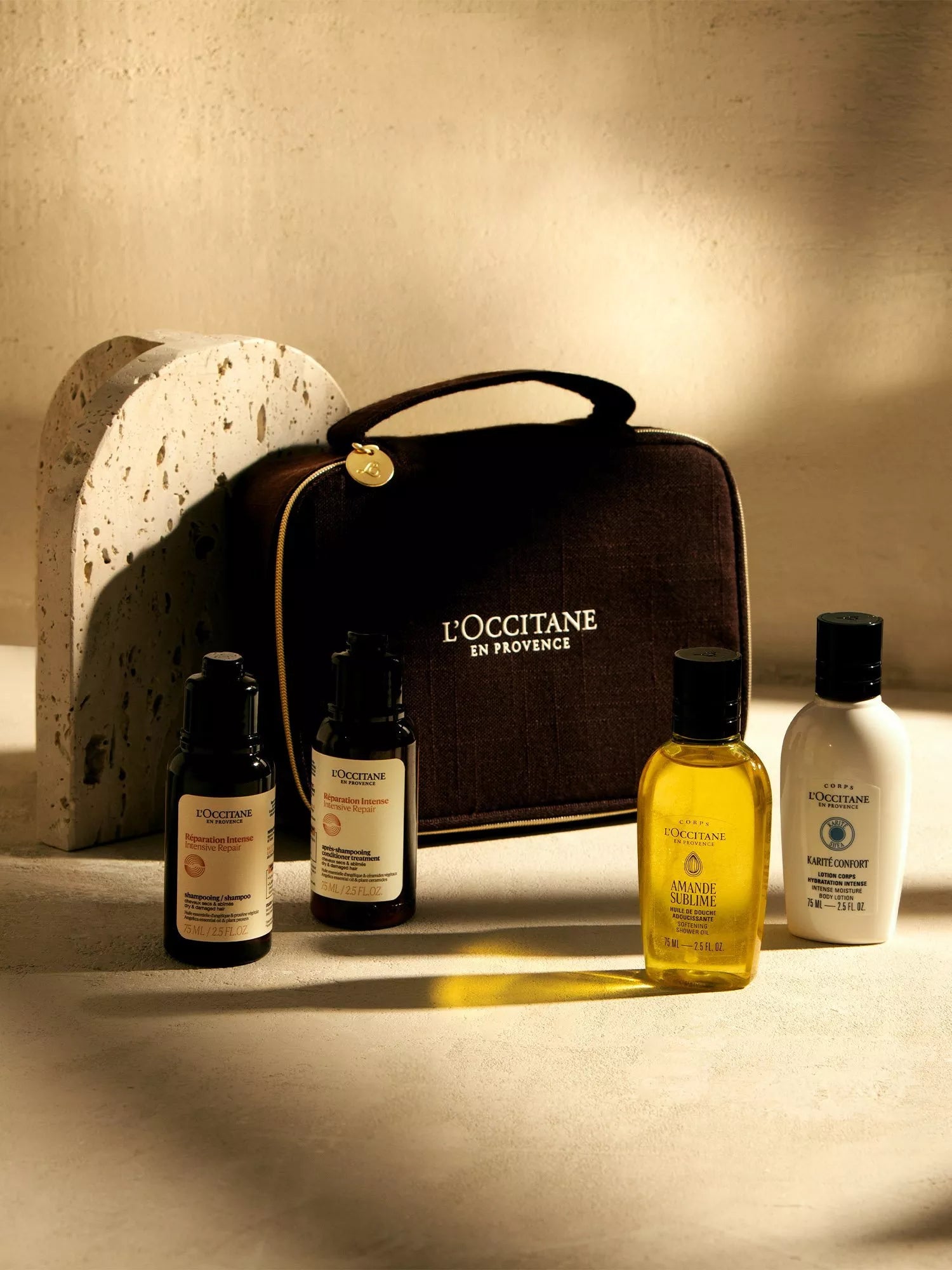 L'Occitane travel bodycare gift set 4x75ml, UK version