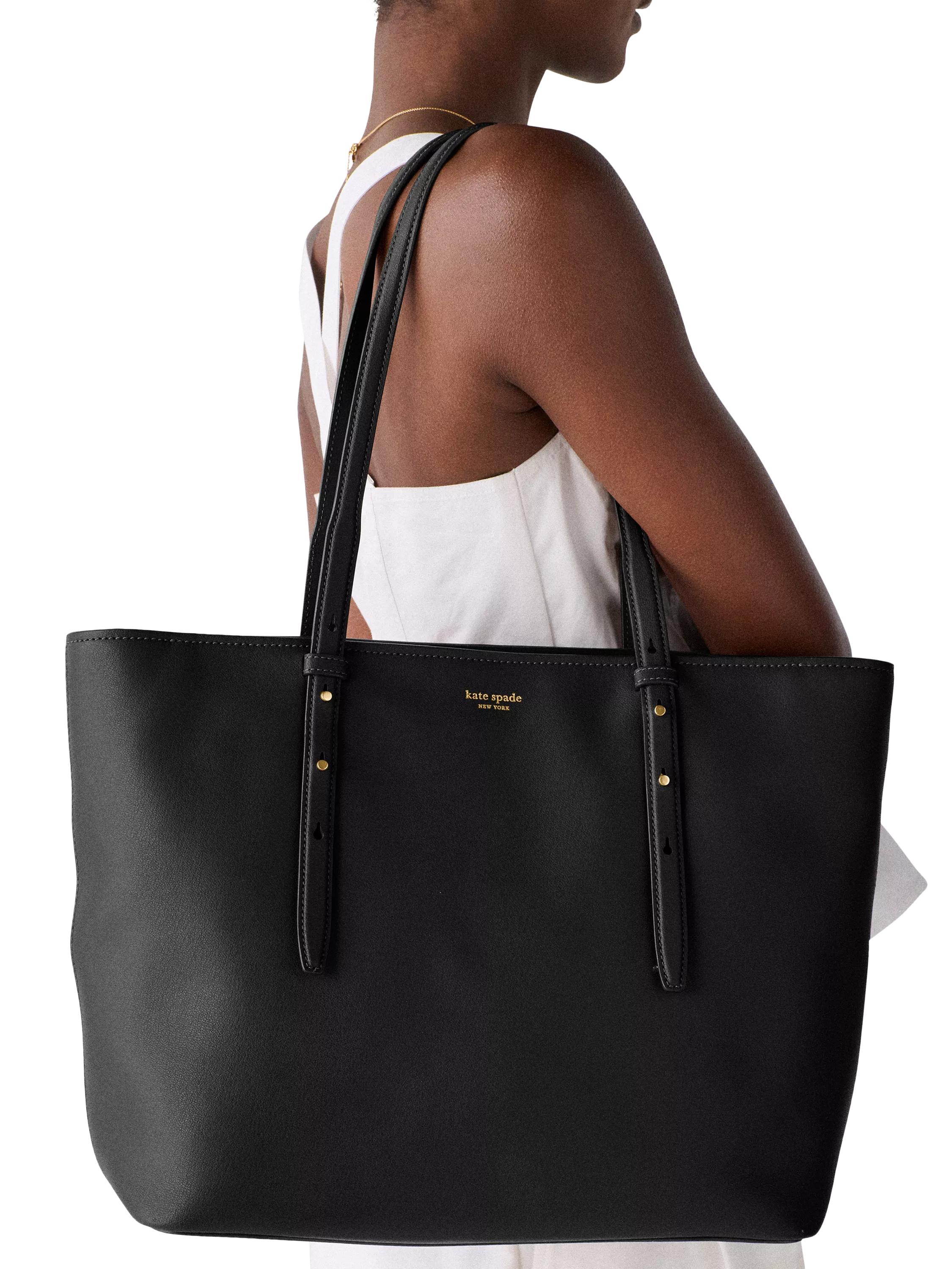 kate spade new york leather zipped tote bag (British brand)