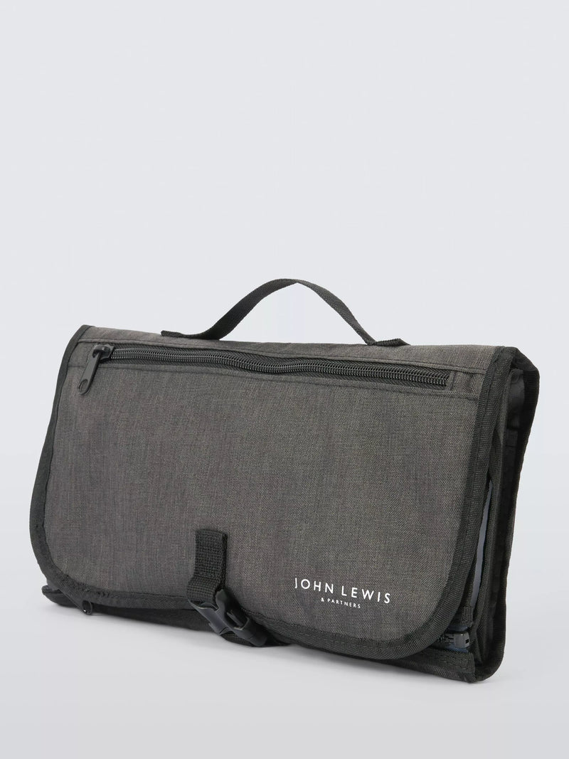 John Lewis travel changing mat black, imported from the UK
