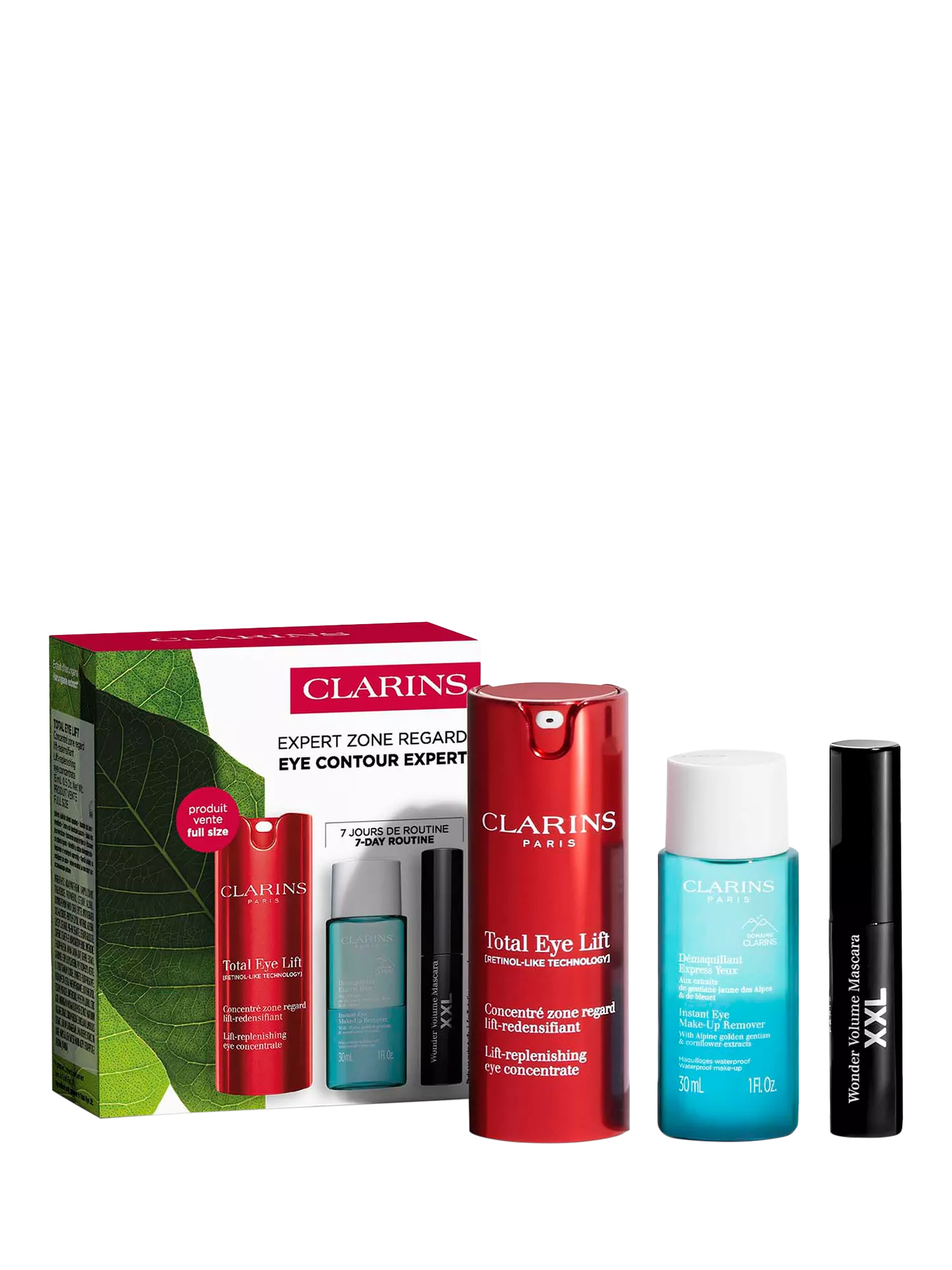 Clarins Total Eye Lift Collection skincare gift set, UK version