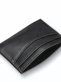Charles Tyrwhitt leather card holder black, imported from the UK