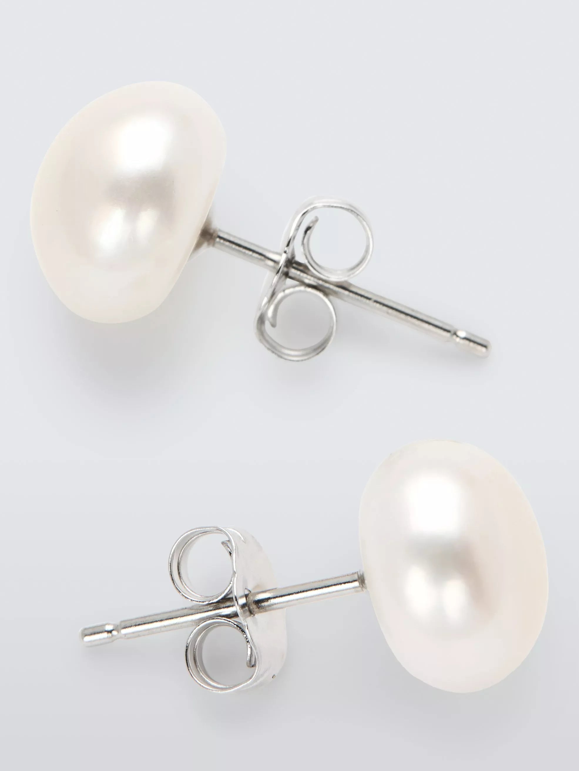 Lido stud earrings freshwater pearl 9-10mm - British product