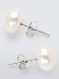 Lido stud earrings freshwater pearl 9-10mm - British product