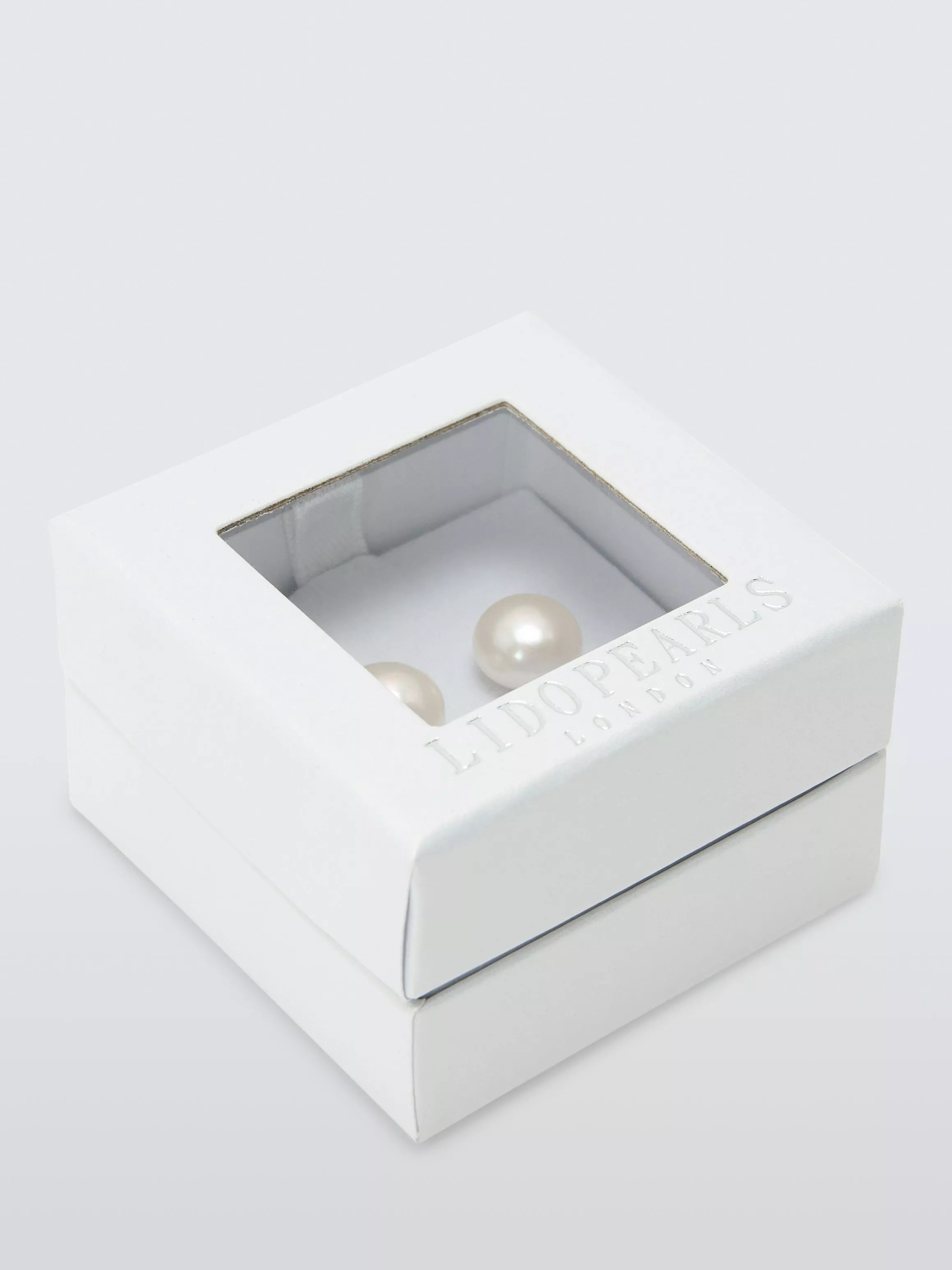 Lido stud earrings freshwater pearl 9-10mm - British product