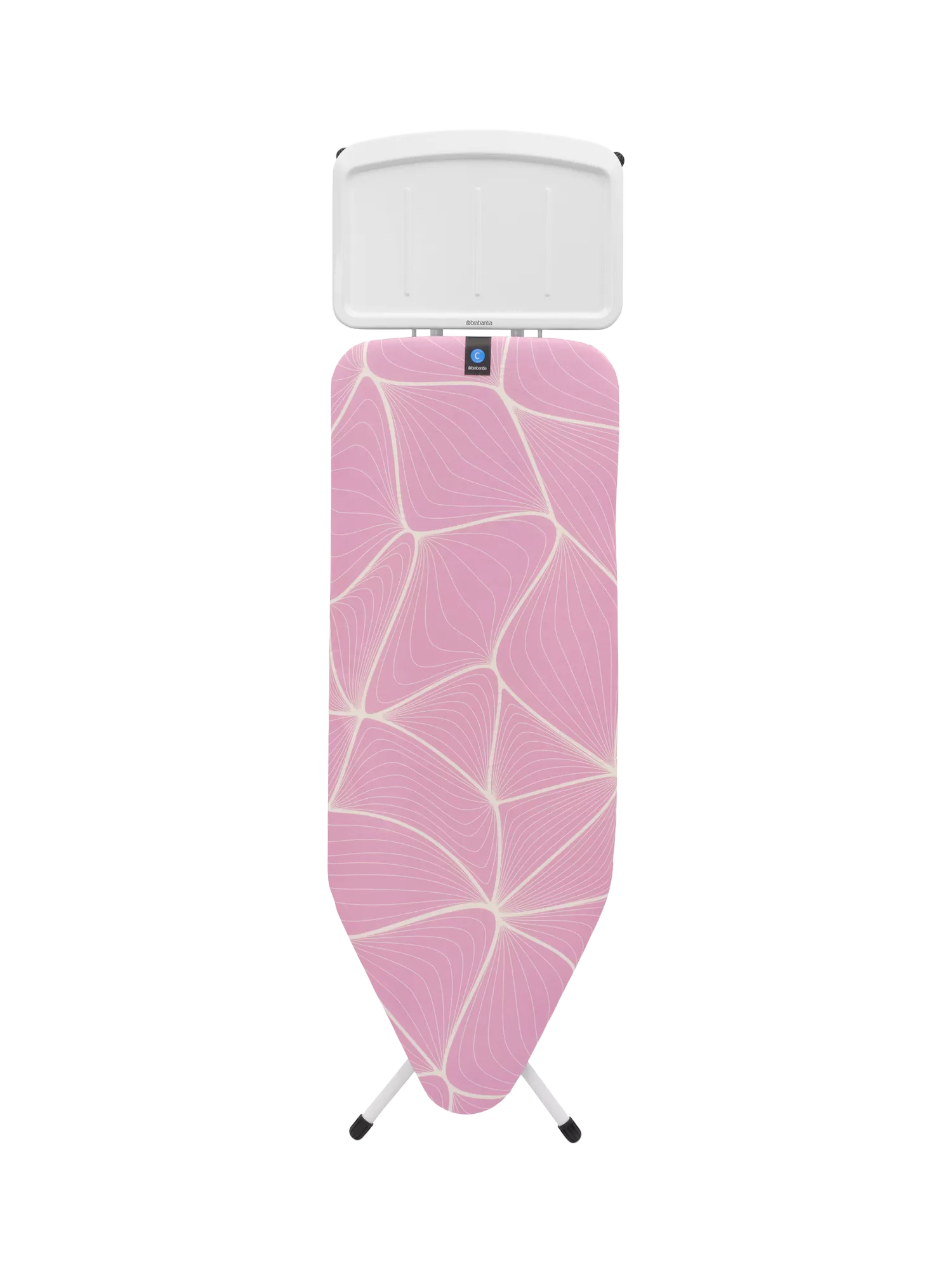 Brabantia Ironing Board C Lilac Waves 124x45cm, imported from the UK