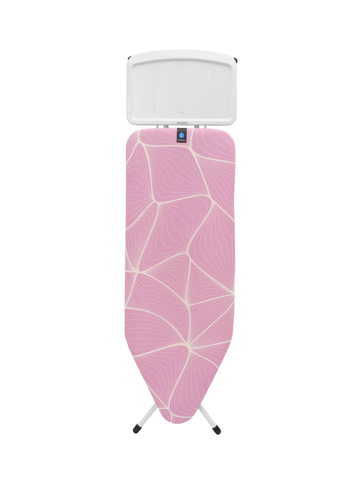 Brabantia Ironing Board C Lilac Waves 124x45cm, imported from the UK