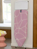 Brabantia Ironing Board C Lilac Waves 124x45cm, imported from the UK