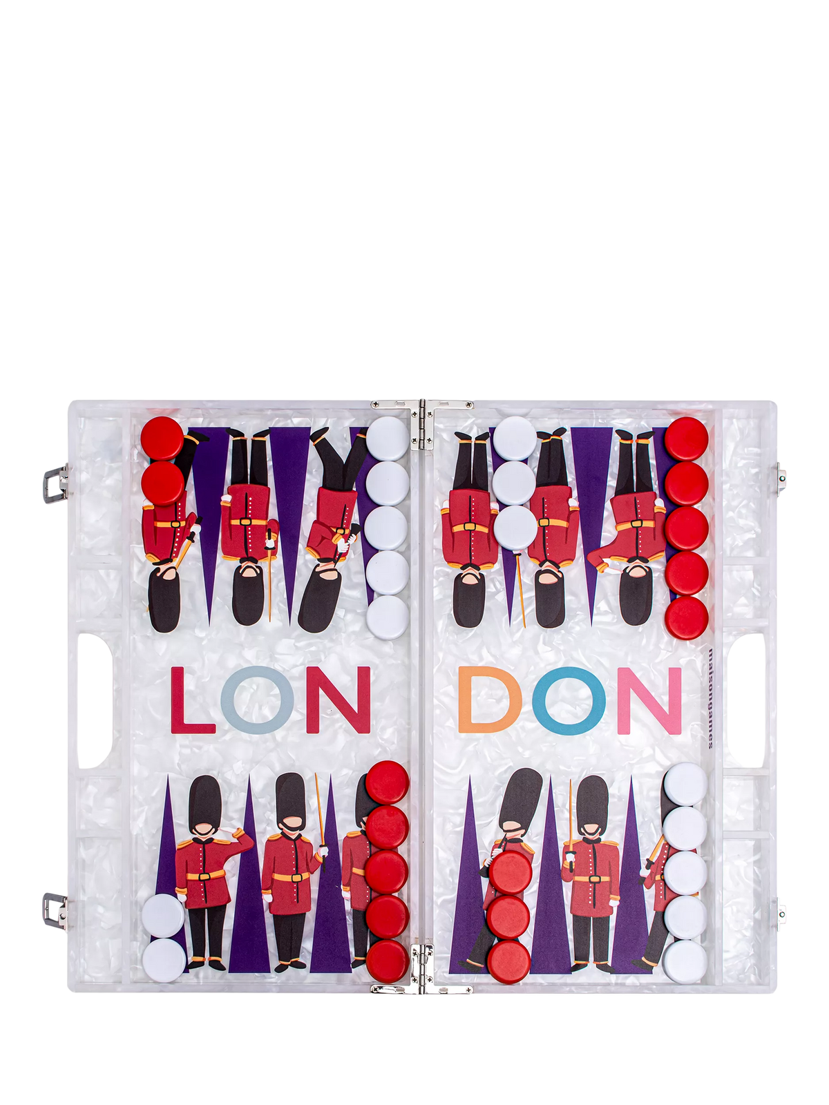 MaisonGames London backgammon set for two players, UK version