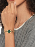 Tommy Hilfiger women's oval chain bracelet watch, gold, imported from the UK