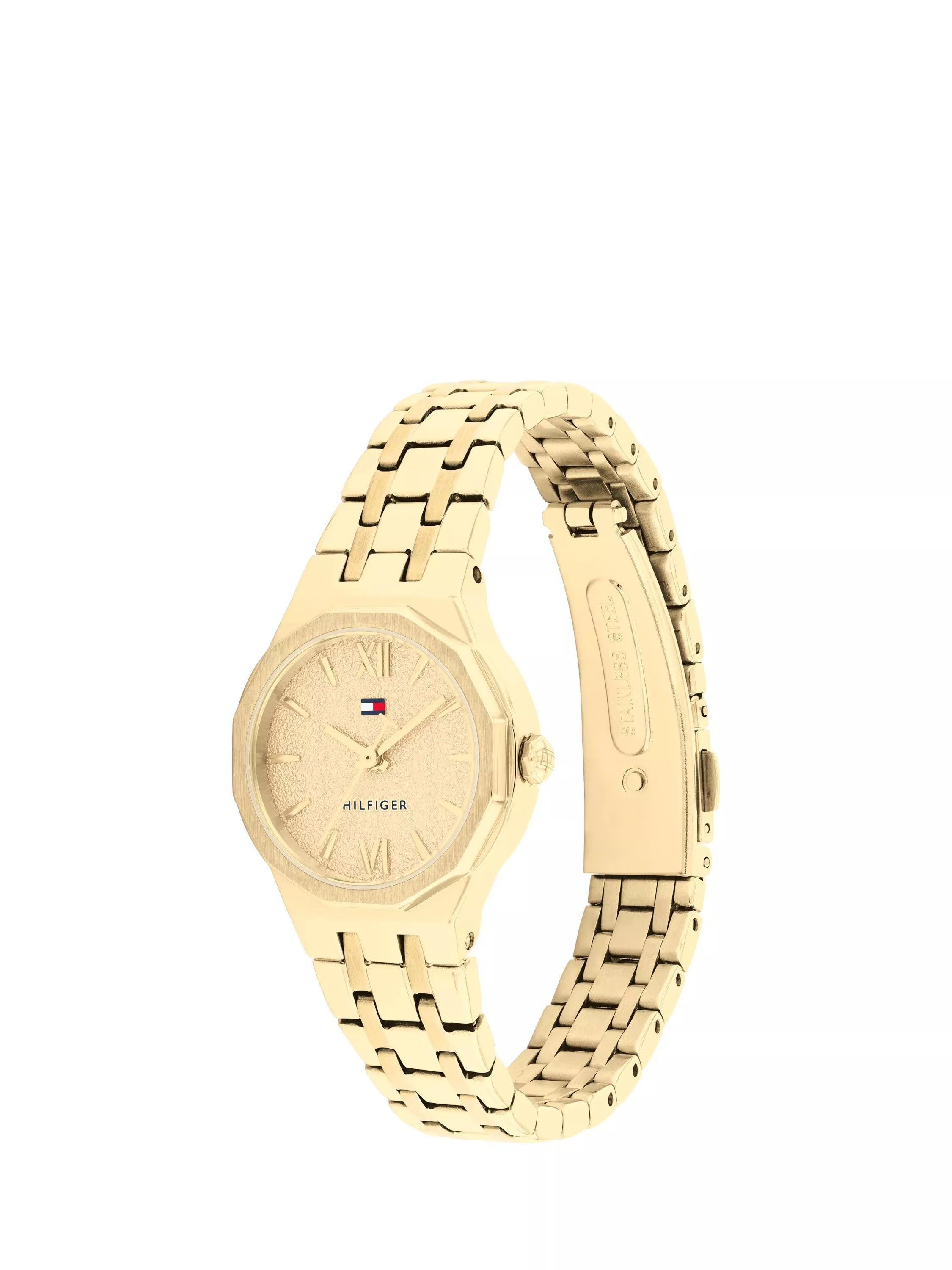 Tommy Hilfiger women's gold bracelet watch 25mm - British product