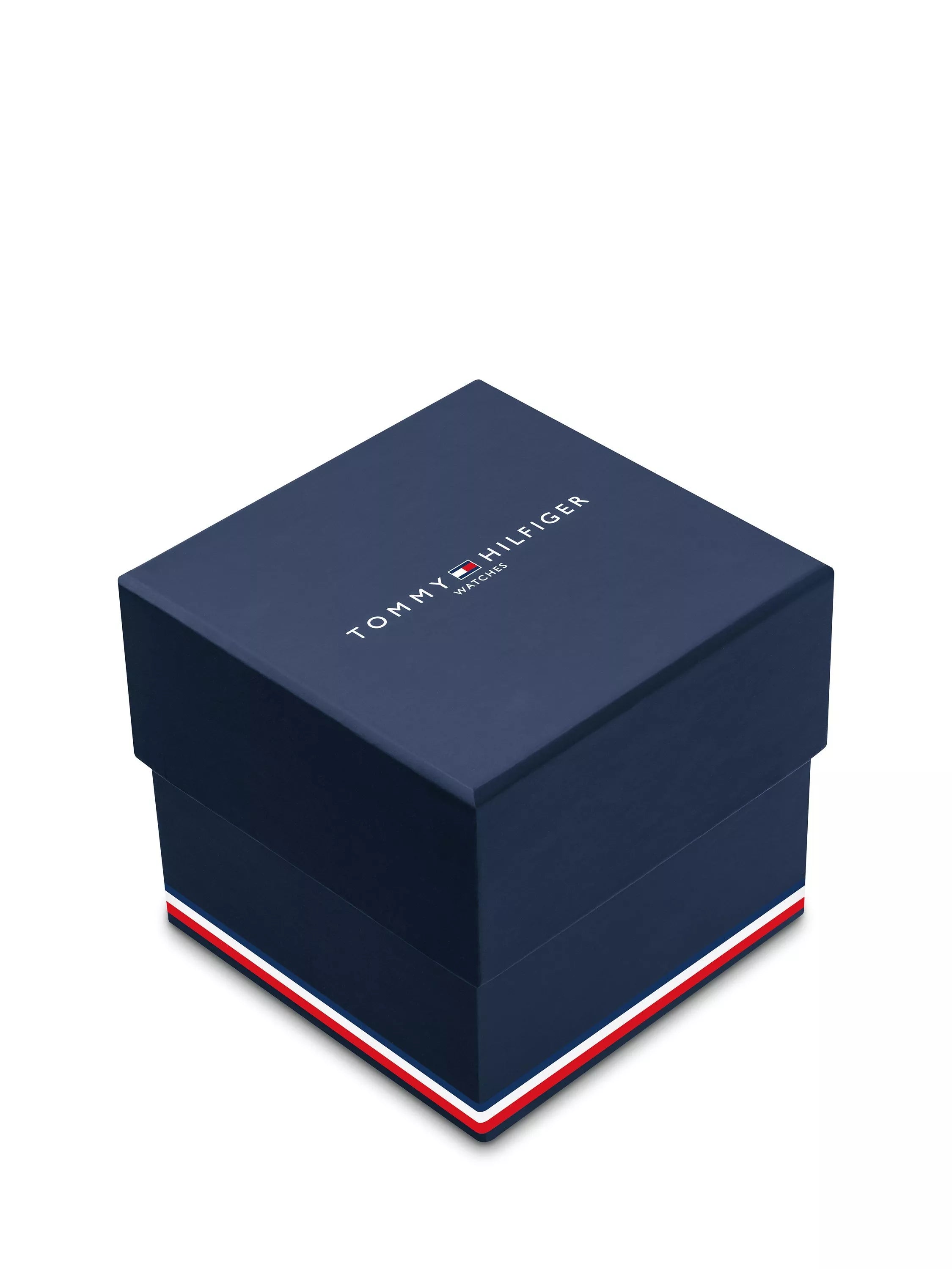 Tommy Hilfiger women's rectangular watch bi-colour bracelet strap, UK version