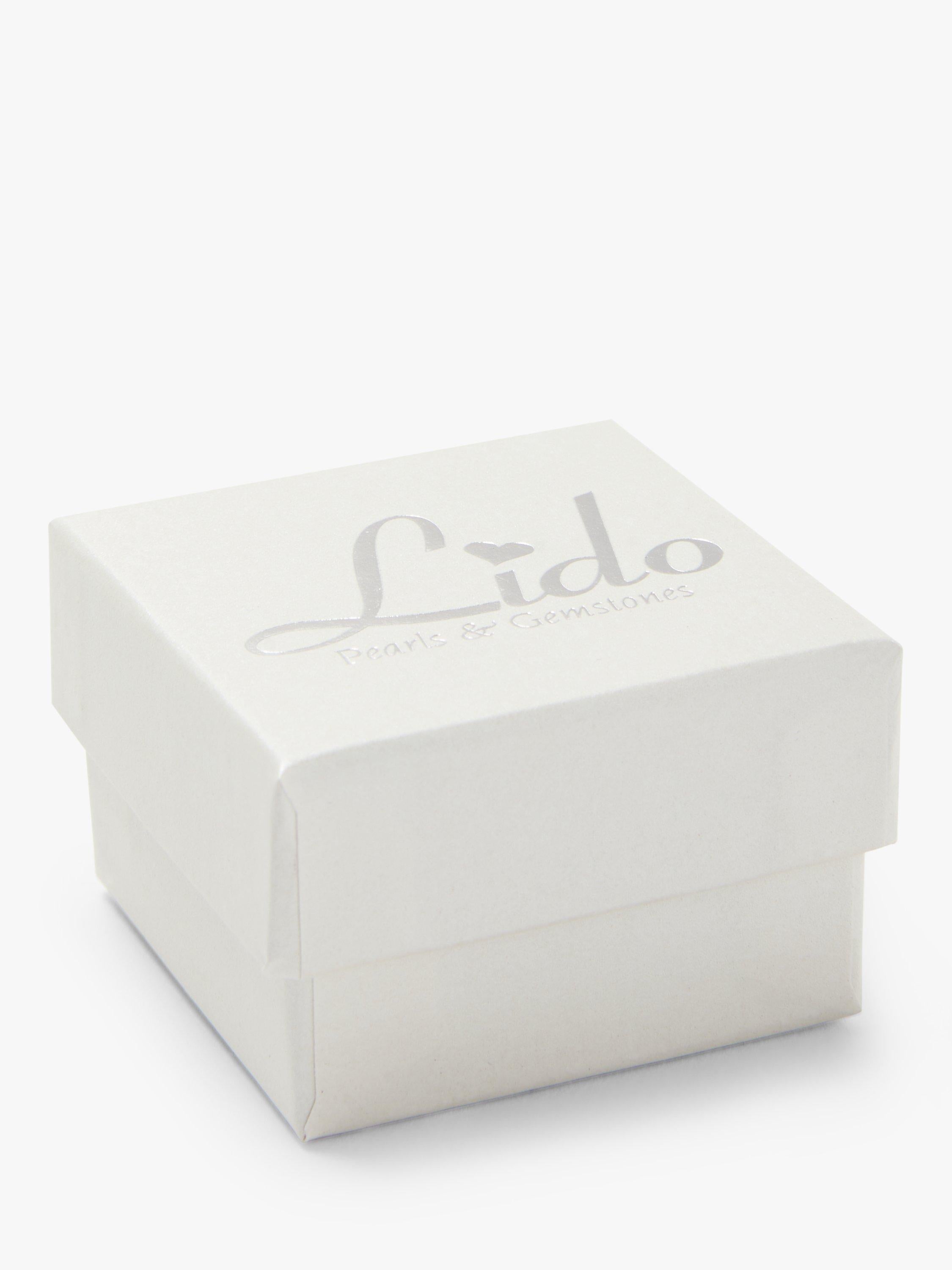 Lido freshwater pearl cubic zirconia ring sterling silver, UK version
