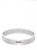 Tommy Hilfiger silver crystal bracelet 10mm, imported from the UK