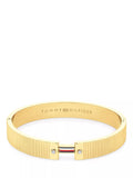 Tommy Hilfiger textured flag crystal bracelet gold, imported from the UK