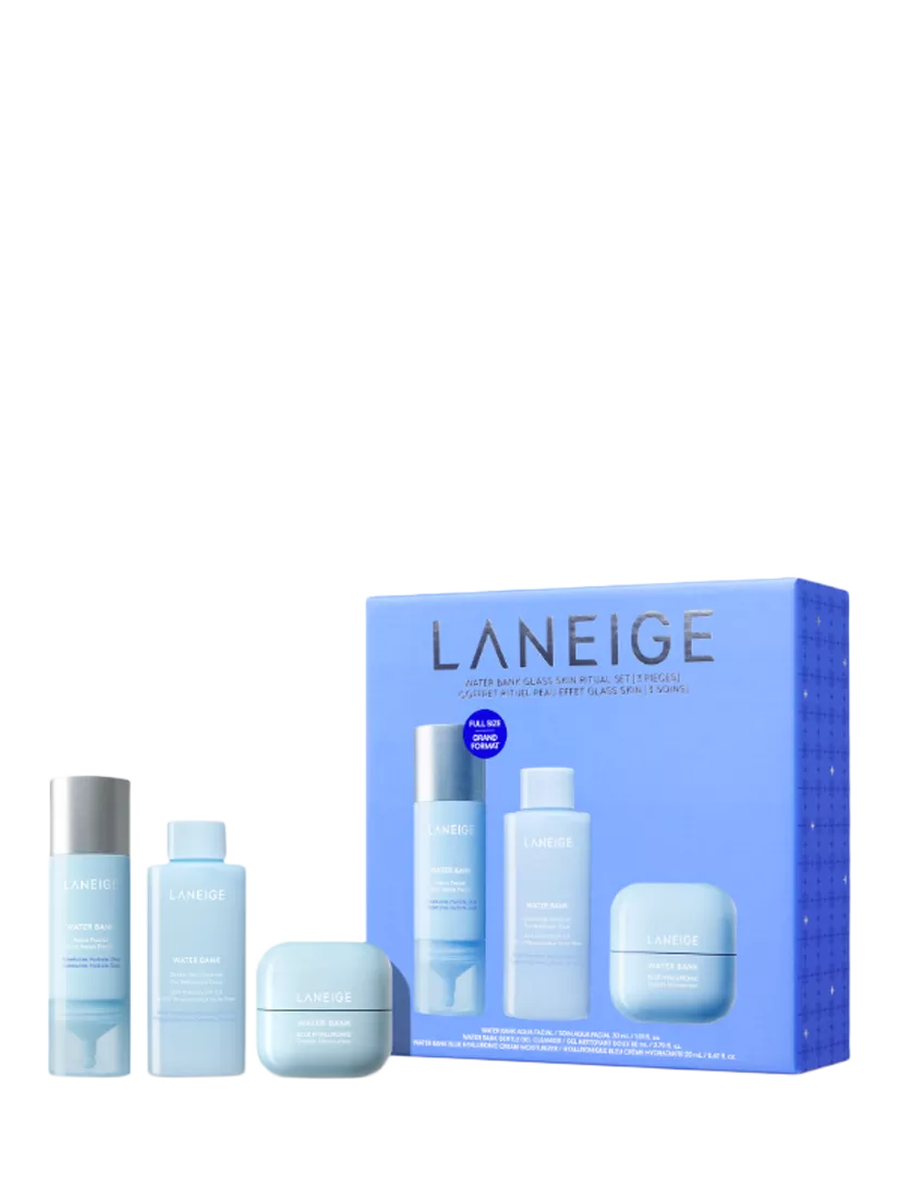 LANEIGE Water Bank Glass Skin Ritual skincare gift set (British brand)