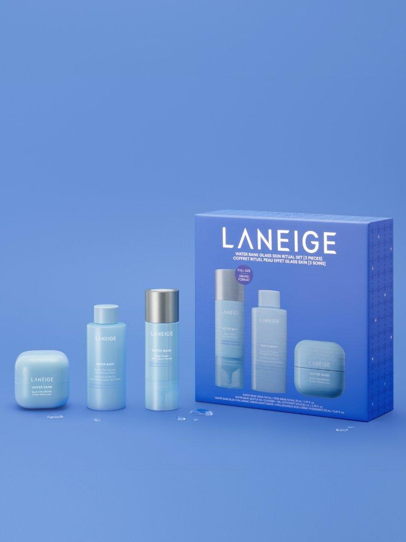 LANEIGE Water Bank Glass Skin Ritual skincare gift set (British brand)