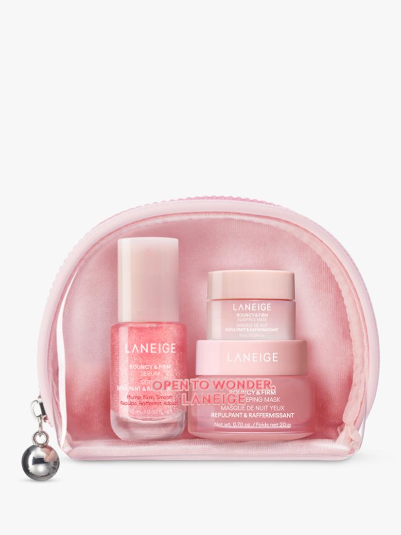 LANEIGE Bouncy on the Go gift set with serum and masks (British brand)