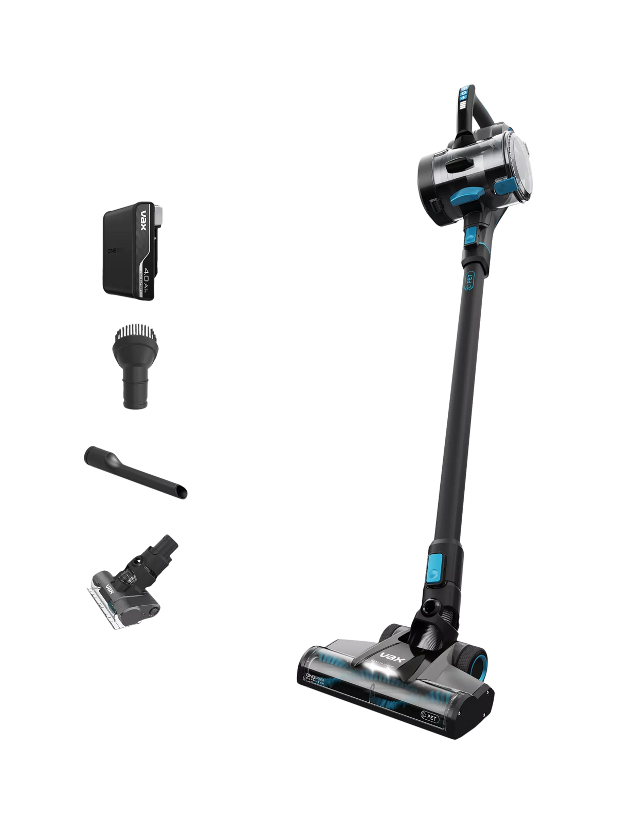 Vax cordless pet vacuum cleaner with motorised tool (British brand)