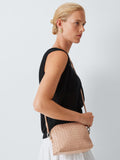 Dragon Diffusion Chunky Fellini Pochette woven leather crossbody bag - British product