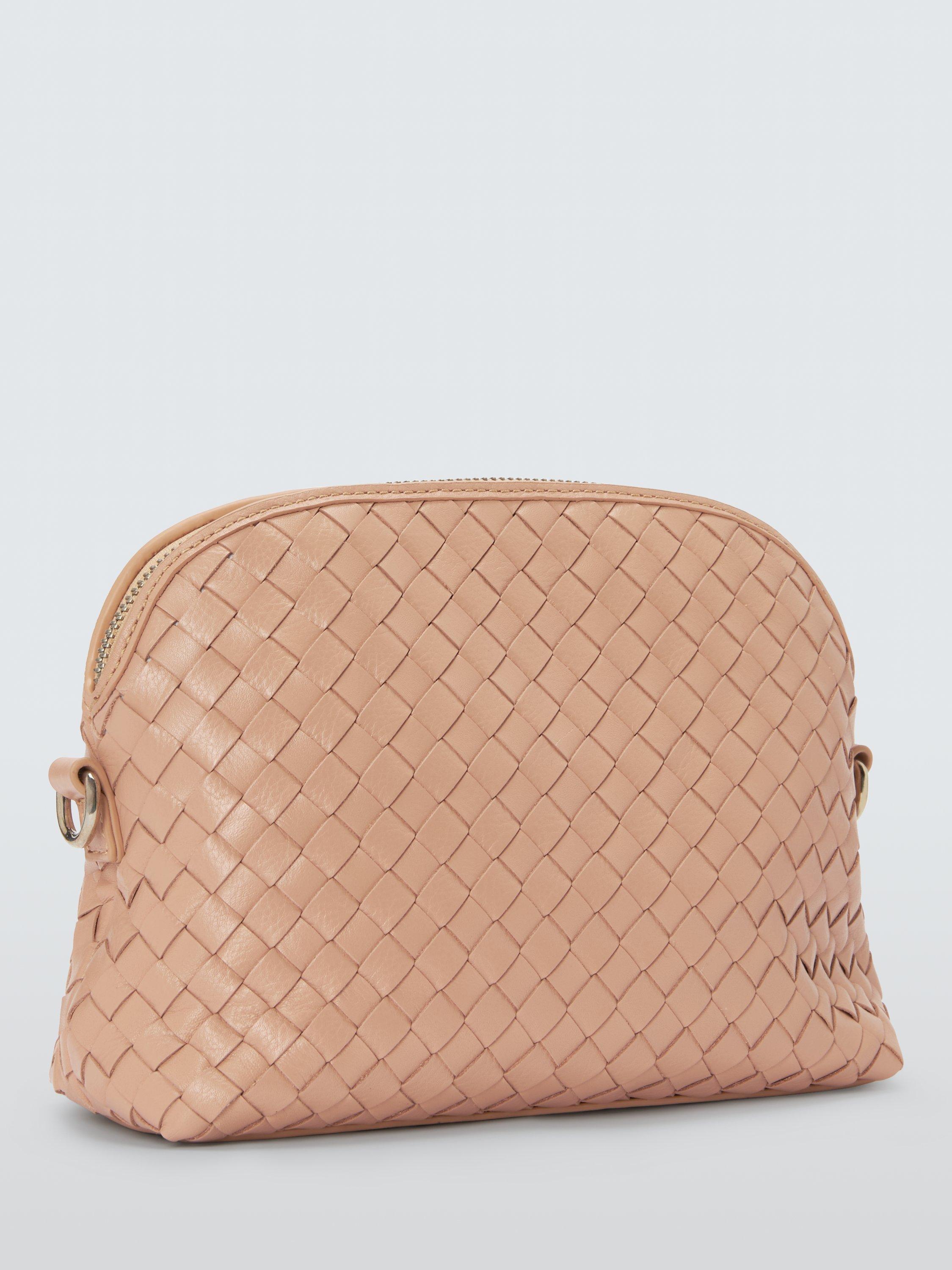 Dragon Diffusion Chunky Fellini Pochette woven leather crossbody bag - British product