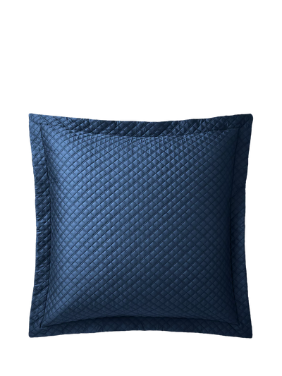 John Lewis Ralph Lauren Argyle Square Oxford Quilted Pillowcase 65x65cm- Buy online at McGrocer