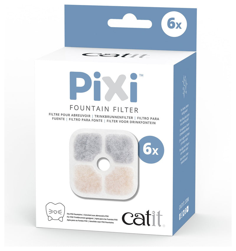 Catit PIXI fountain filter cartridges 6 pack - British product