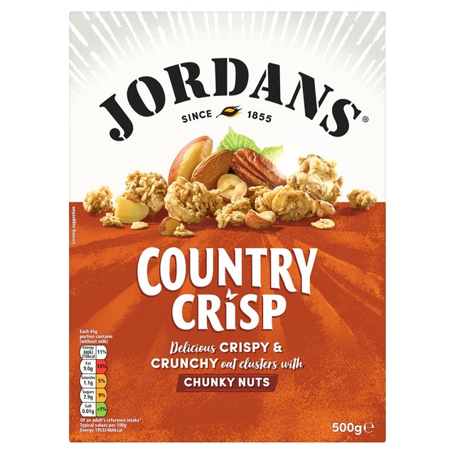 Jordans Country Crisp Chunky Nut Breakfast Cereal   500g GOODS M&S   