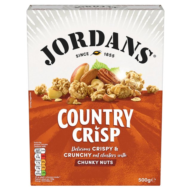 Jordans Country Crisp Chunky Nut Breakfast Cereal   500g GOODS M&S   