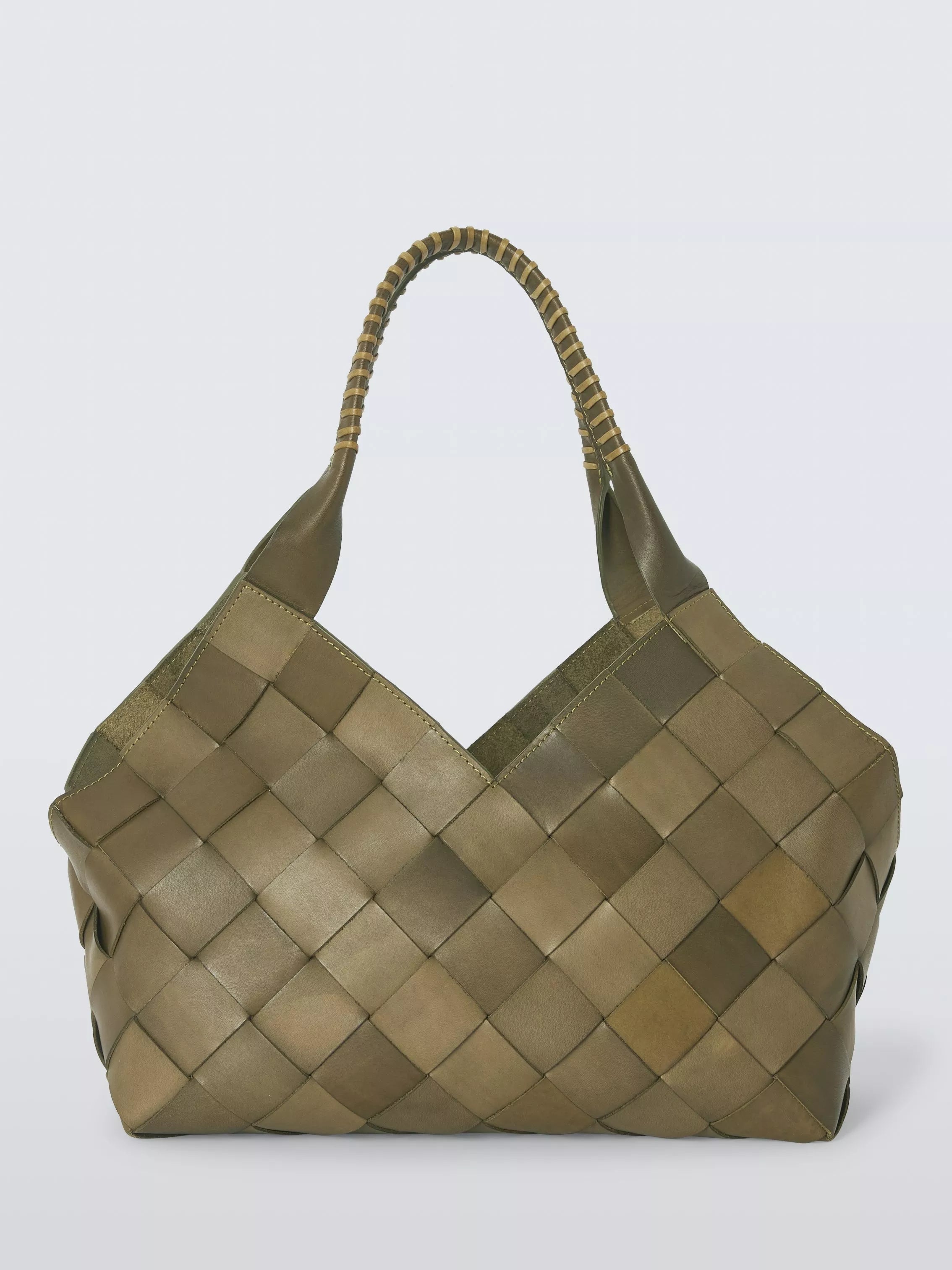 Dragon Diffusion Castello Large Woven Leather Shoulder Bag