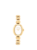Coach women's round heart strap watch gold stainless steel (British brand)